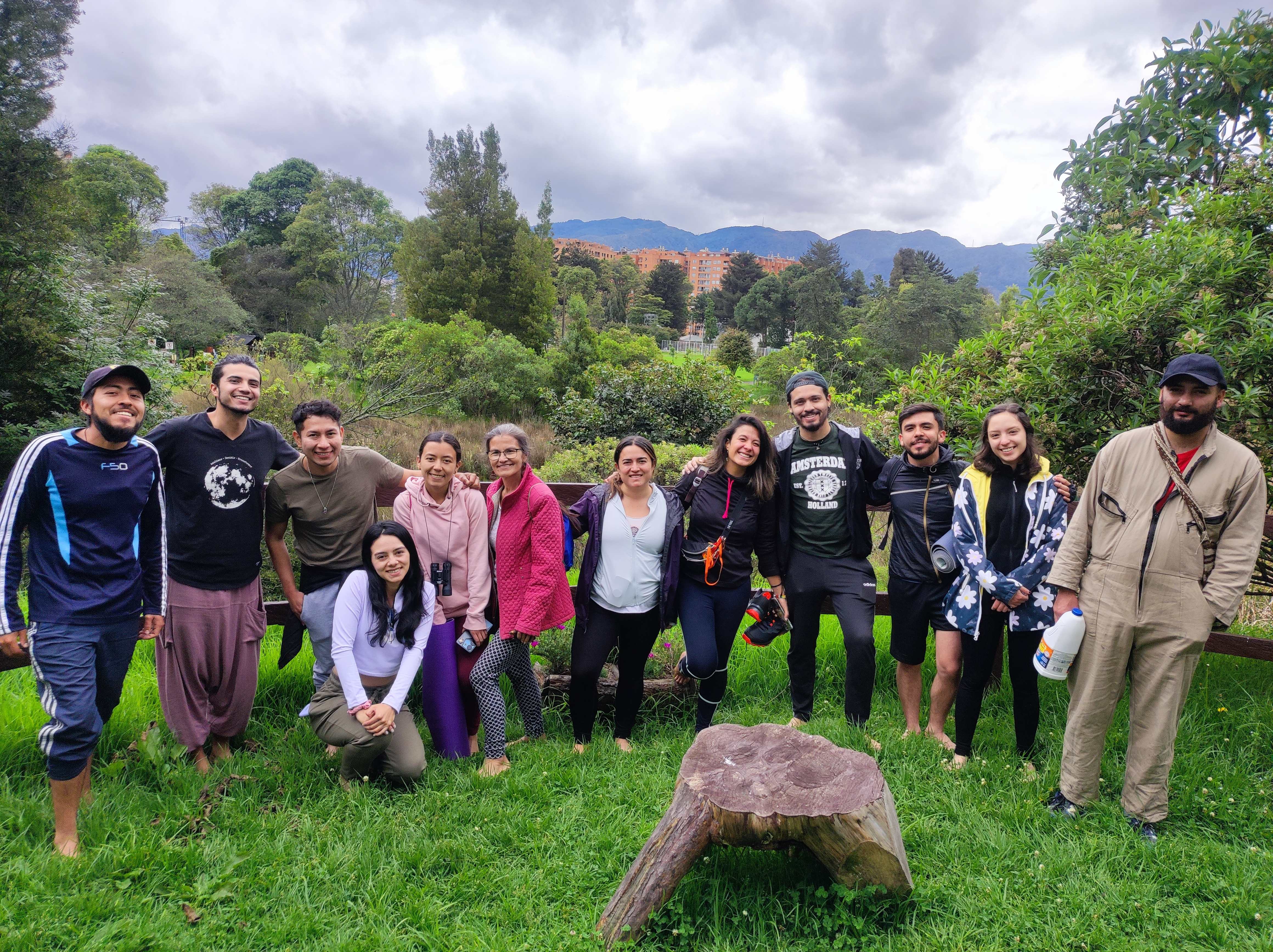 Grupo en humedal - conexión con ecosistemas